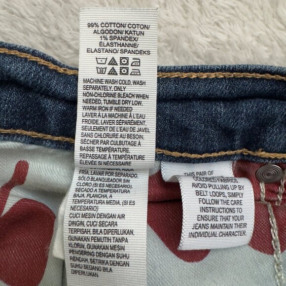 Lucky Brand Womens Handcrafted Medium Wash Straight Leg Jeans Size 6/28R premium - Picture 13 of 15